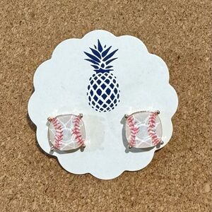 Baseball Earrings
